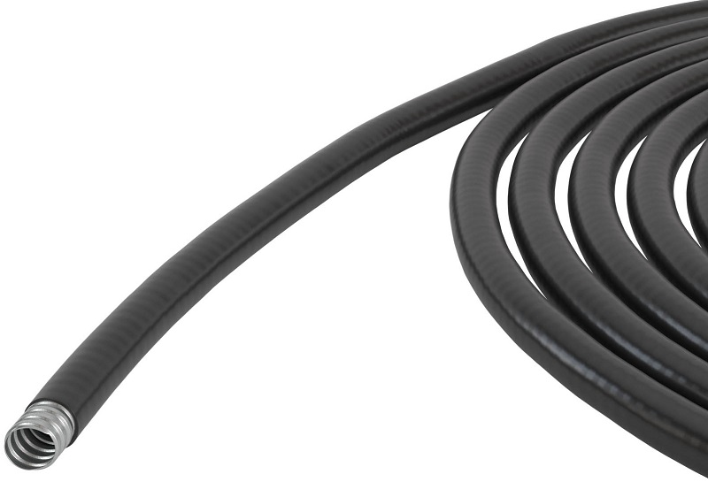 Металлорукав в ПВХ оболочке DKC Cosmec 15мм без протяжки черный IP67 (уп. 50м) картинка